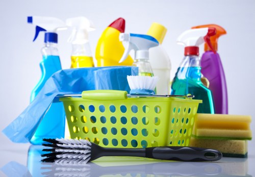 Professional office cleaning in Kingston with a tidy modern workspace