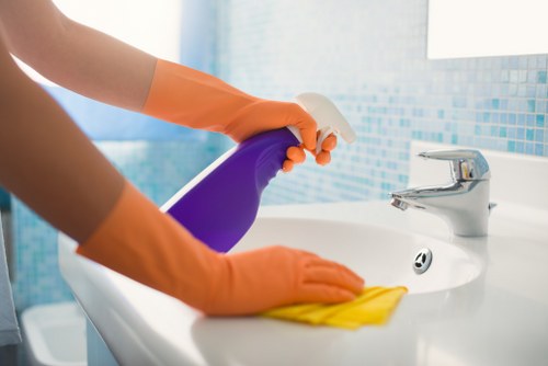 Kingston cleaning service team handling kitchen and bathroom cleaning tasks