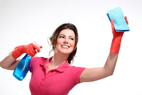 Deep cleaning different hard floor surfaces in a Kingston property