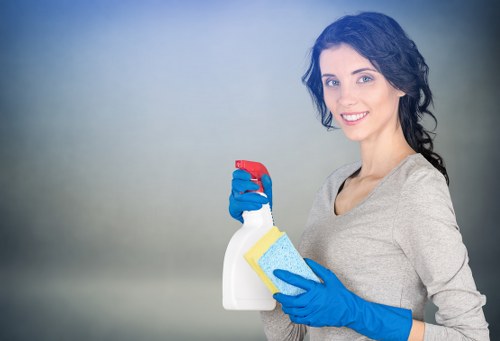 Commercial office cleaners in Kingston servicing meeting rooms and desks